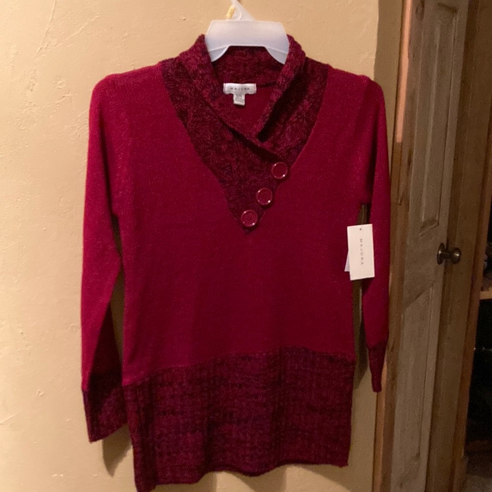 NWT Burgundy Sweater